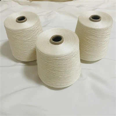 Hilo de seda 100% hilado gaseado en conos de 1 kg