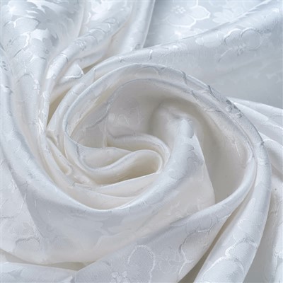 Tejido Jacquard De Viscosa De Seda