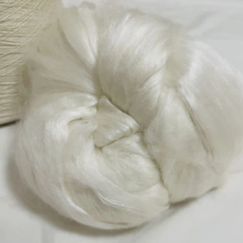 Spun Silk Fiber